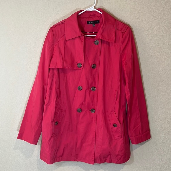 INC coral blazer for women with pockets and buttons.  Size XL - Picture 1 of 9